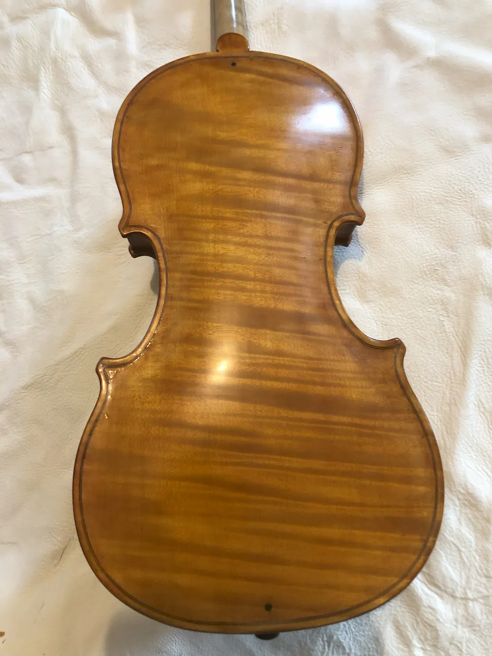 Barockvioline 1984 Rückseite