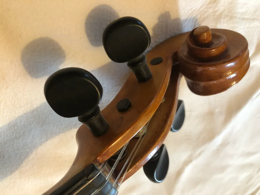Barockvioline 1984 Schnecke